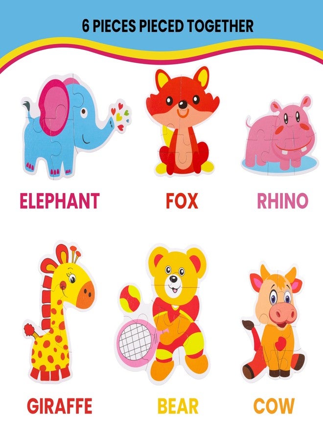 Lupro Jigsaw Puzzle Game for Kids 3+ Years | Educational & Fun Learning Puzzle Toy (BY-6pcs) - Image 2